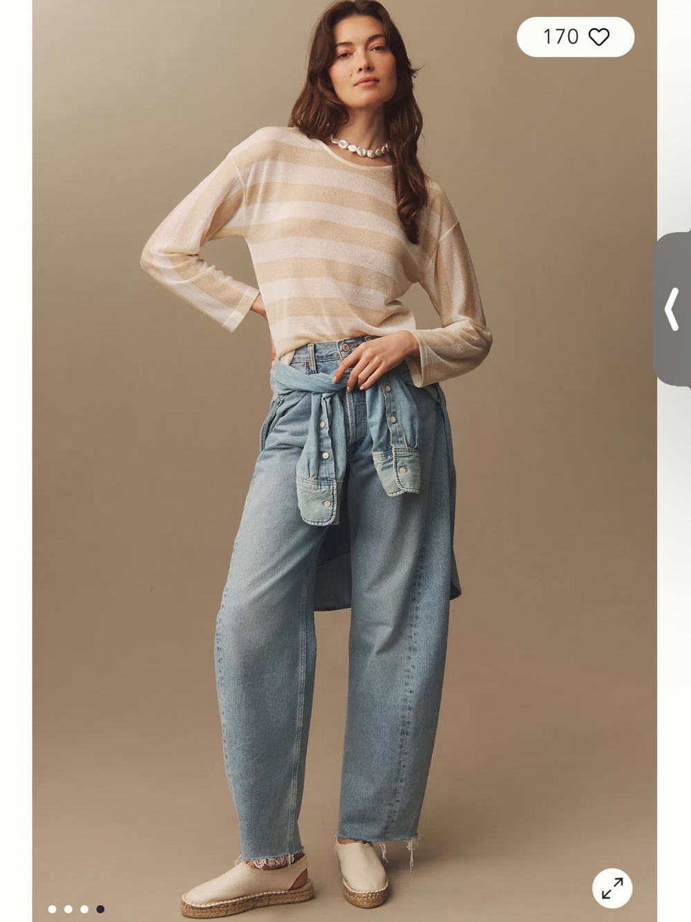 Anthropologie Pilcro Striped Sweater